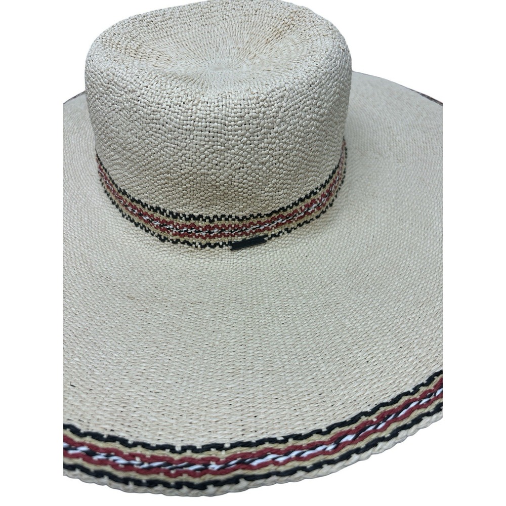 Roxy Under The Coconuts Straw Sun Hat Cruise Resort Beach Travel Wear Small/Med
